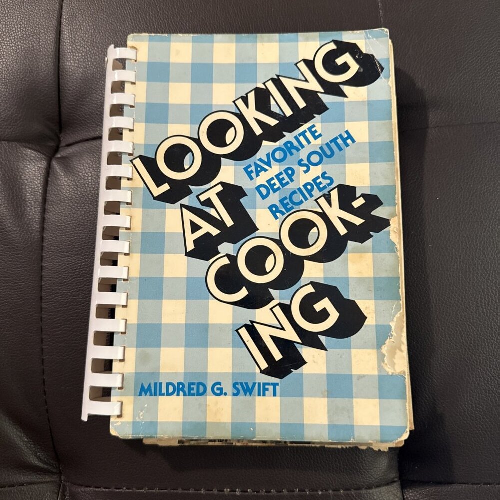 Vintage Looking at Cooking Cookbook Mildred Swift Favorite Cajun LA Louisiana